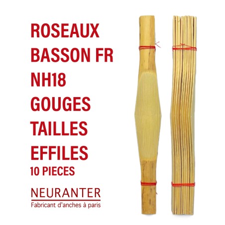 ROSEAUX GOUGES TAILLES EFFILES BASSON NH18- piece