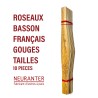 ROSEAUX GOUGES TAILLES BASSON - 10 pieces