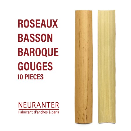 ROSEAUX  GOUGES BASSON BAROQUE - vendus par 10