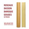 ROSEAUX  GOUGES BASSON BAROQUE - vendus par 10