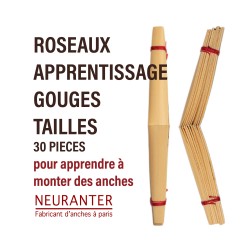 ROSEAUX APPRENTISSAGE POUR APPRENDRE A MONTER DES ANCHES - 30 PIECES