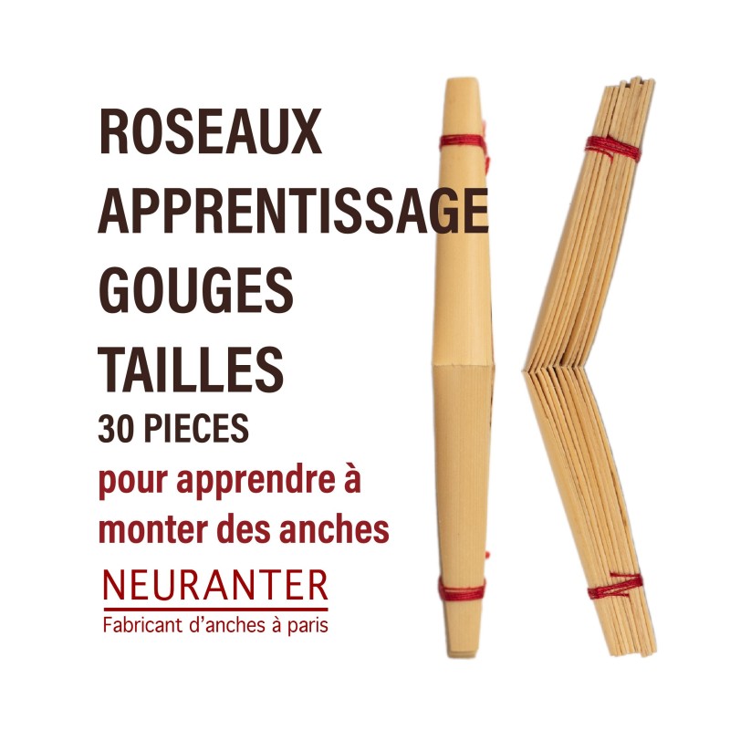 ROSEAUX APPRENTISSAGE POUR APPRENDRE A MONTER DES ANCHES - 30 PIECES